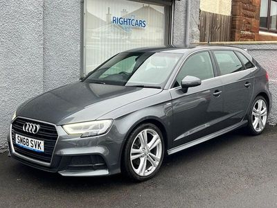 Used Audi A3 S-Line 2018 Grey Hatchback