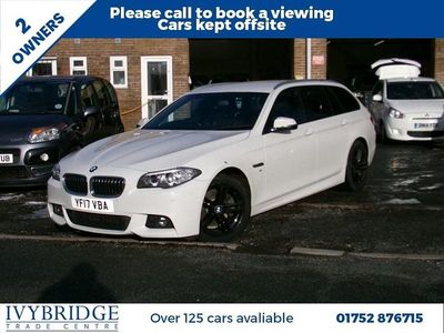 White Used 2017 BMW 520 M Sport Estate | £10,795 (Good price)