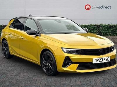 Used Vauxhall Astra S 130 HP (95 kW) 2023 Yellow/black Hatchback