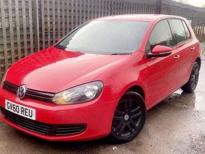Used VW Golf VI 79 HP (58 kW) 2011 Red Hatchback