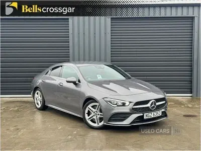 Usado Mercedes CLA220 AMG Line Premium 190 HP (139 kW) 2019 Cinzento Sedan