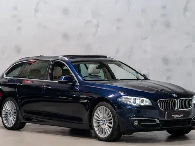 Used BMW 525 Luxury Line 218 HP (160 kW) 2015 Blue Estate
