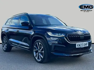 Used Skoda Kodiaq SportLine 200 HP (147 kW) 2023 Black SUV