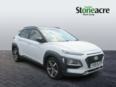 Used Hyundai Kona Premium 177 HP (130 kW) 2019 White SUV