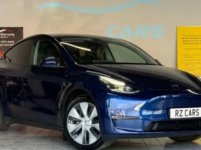 Used Tesla Model Y Long Range AWD 378 kW (514 HP) 2022 Blue SUV