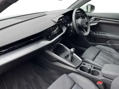 Used Audi A3 S-Line 110 HP (80 kW) 2024 White Hatchback