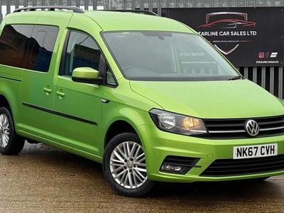 Green Used 2017 VW Caddy Maxi Life Life MPV | £15,990 (Fair price)
