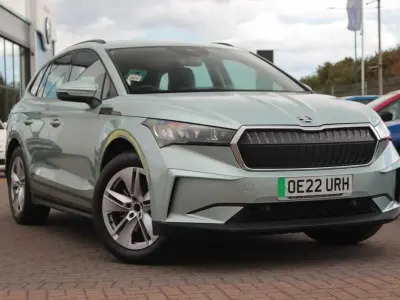 Used Skoda Enyaq iV 97 kW (132 HP) 2022 Arctic silver metallic SUV