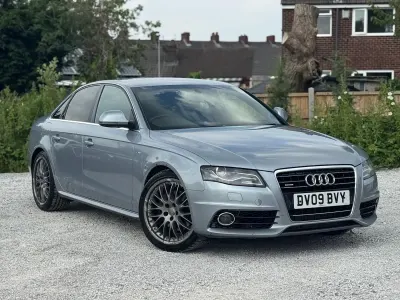 Used Audi A4 S-Line 240 HP (176 kW) 2009 Silver Sedan
