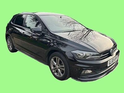 Used VW Polo R-line 115 HP (84 kW) 2019 Black Hatchback