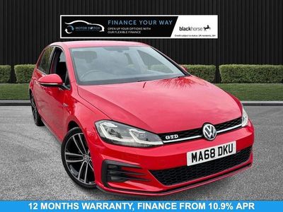 Used VW Golf VII GTD 184 HP (135 kW) 2018 Red Hatchback