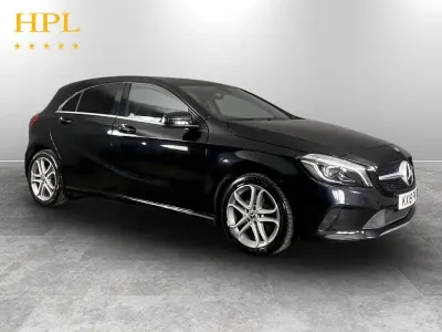 Used Mercedes A180 Sport Edition 122 HP (89 kW) 2018 Black Hatchback