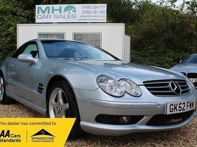 Silver Used 2002 Mercedes SL500 Cabriolet | £7,495 (A bit pricey)