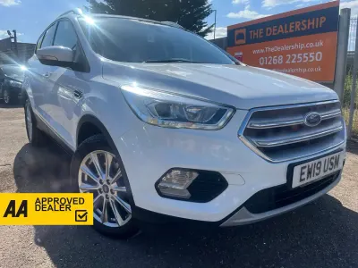Used Ford Kuga Titanium 150 HP (110 kW) 2019 White SUV