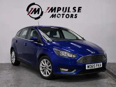 Used Ford Focus Titanium 2016 Blue Hatchback