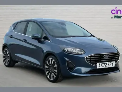 Used Ford Fiesta Titanium X 125 HP (91 kW) 2022 Blue Hatchback