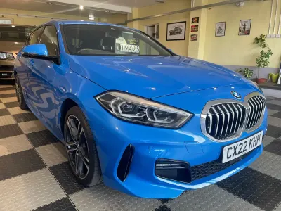 Used BMW 118 M Sport 136 HP (100 kW) 2022 Blue Hatchback