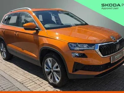Used Skoda Karoq SE L 110 HP (80 kW) 2022 Phoenix orange metallic SUV