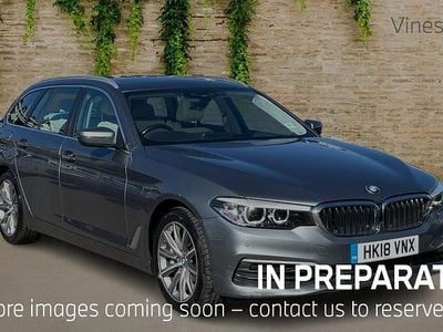 Used BMW 540 Sport Line 335 HP (246 kW) 2018 Blue Estate