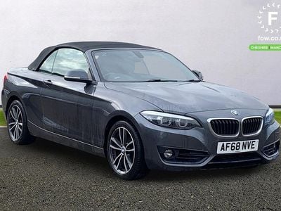 Used BMW 218 Sport Line 2018 Grey Cabriolet