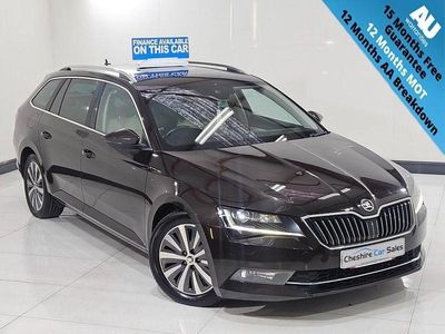 Brown Used 2017 Skoda Superb GreenLine Estate | £8,395 (Fair price)