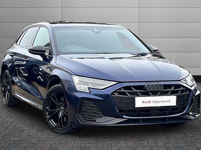Used Audi A3 e-tron Black Edition 204 HP (150 kW) 2025 Navarra blue Hatchback