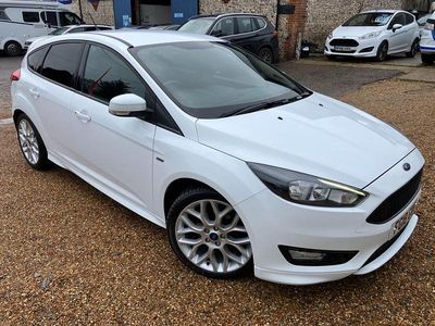 White Used 2018 Ford Focus ST-Line Hatchback | £7,995 (Good price)