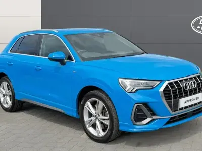 Used Audi Q3 S-Line 230 HP (169 kW) 2019 Blue SUV