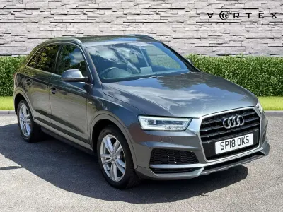 Used Audi Q3 S-Line 150 HP (110 kW) 2018 Grey SUV