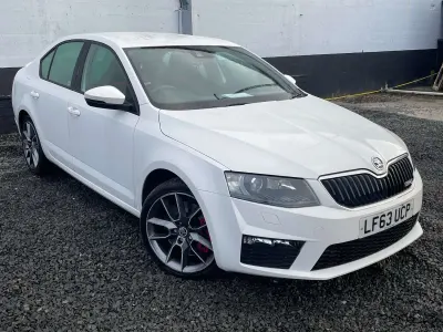 Used Skoda Octavia vRS 2014 White Estate