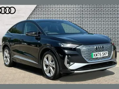 Used Audi Q4 e-tron S-Line 210 kW (286 HP) 2025 Black SUV