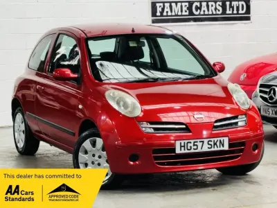 Used Nissan Micra 88 HP (64 kW) 2007 Red Hatchback
