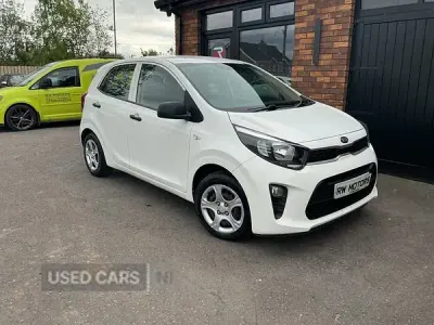 Used Kia Picanto 66 HP (48 kW) 2018 White Hatchback
