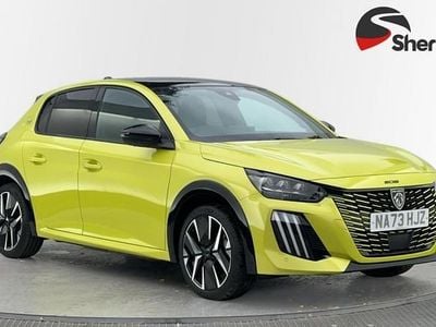 Used Peugeot e-208 GTi 114 kW (156 HP) 2024 Yellow Hatchback