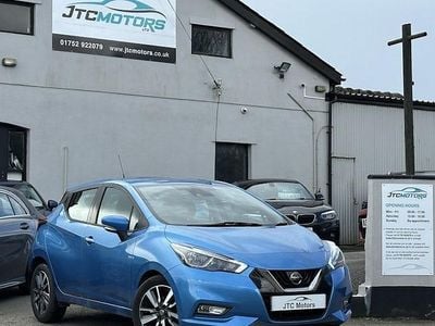 Used Nissan Micra Acenta 71 HP (52 kW) 2017 Blue Hatchback