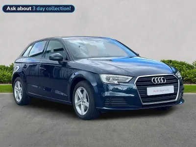 Used Audi A3 Sportback Advanced 116 HP (85 kW) 2019 Blue Hatchback