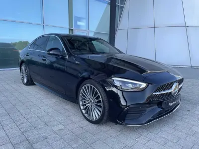 Used Mercedes C300e AMG line 2024 Black Sedan
