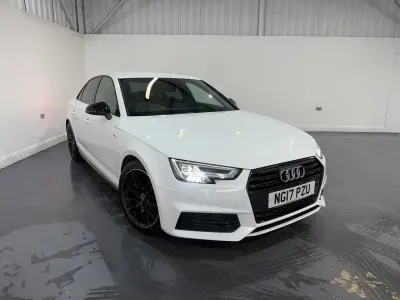 Used Audi A4 Black Edition 150 HP (110 kW) 2017 White Sedan