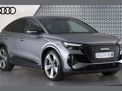 Grey Used 2025 Audi Q4 Sportback e-tron Black Edition SUV | £34,700 (Good price)