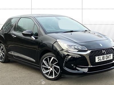 Used DS Automobiles DS3 110 HP (80 kW) 2018 Black Hatchback