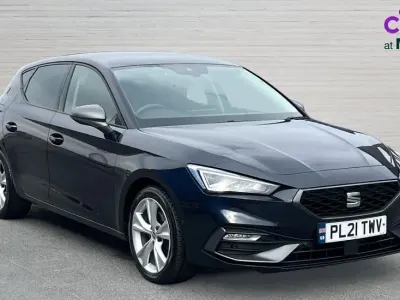 Used Seat Leon FR 130 HP (95 kW) 2021 Blue