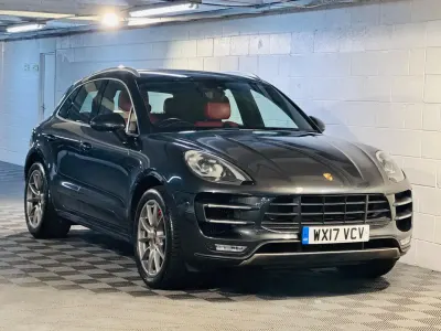 Used Porsche Macan Turbo Performance Package 400 HP (294 kW) 2017 Grey SUV