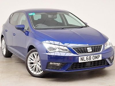 Used Seat Leon SE Dynamic 115 HP (84 kW) 2018 Blue Hatchback