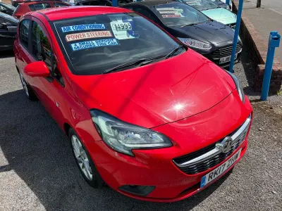 Used Vauxhall Corsa 75 HP (55 kW) 2017 Red Hatchback