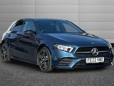 Used Mercedes A180 Executive 134 HP (98 kW) 2022 Denim blue Hatchback