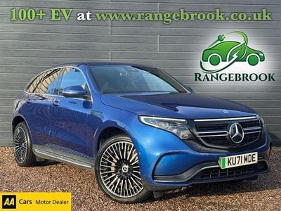 Used Mercedes EQC400 AMG Line Premium 300 kW (408 HP) 2021 Blue SUV