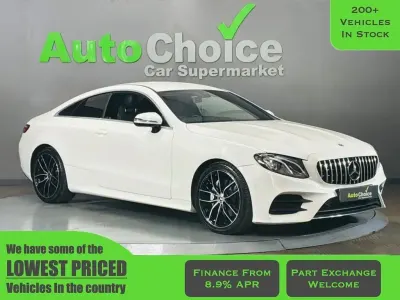 Gebraucht Mercedes E220 AMG line 194 PS (142 kW) 2018 Weiß Coupé