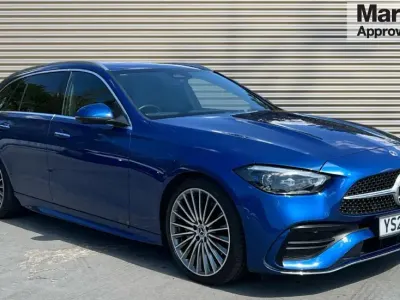 Used Mercedes C220 AMG Line Premium 200 HP (147 kW) 2023 Blue