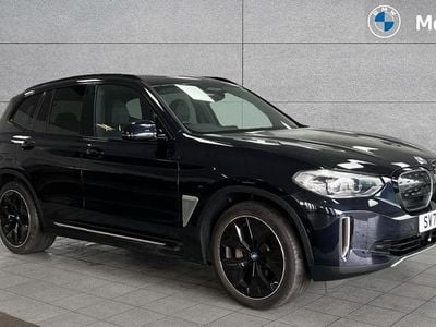 Carbon black Used 2021 BMW iX3 Shadowline SUV | £23,911 (Fair price)