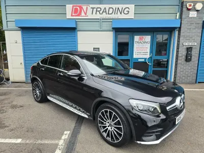 Käytetty Mercedes GLC350 AMG line 258 HP (189 kW) 2017 Musta Coupe - kaksiovinen